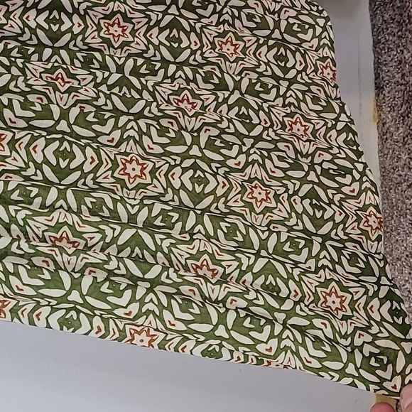 Vintage Robbie Bee Tiered Floral Maxi Dress Size 8 Green Boho Forest Fairy Flowy - Picture 9 of 13